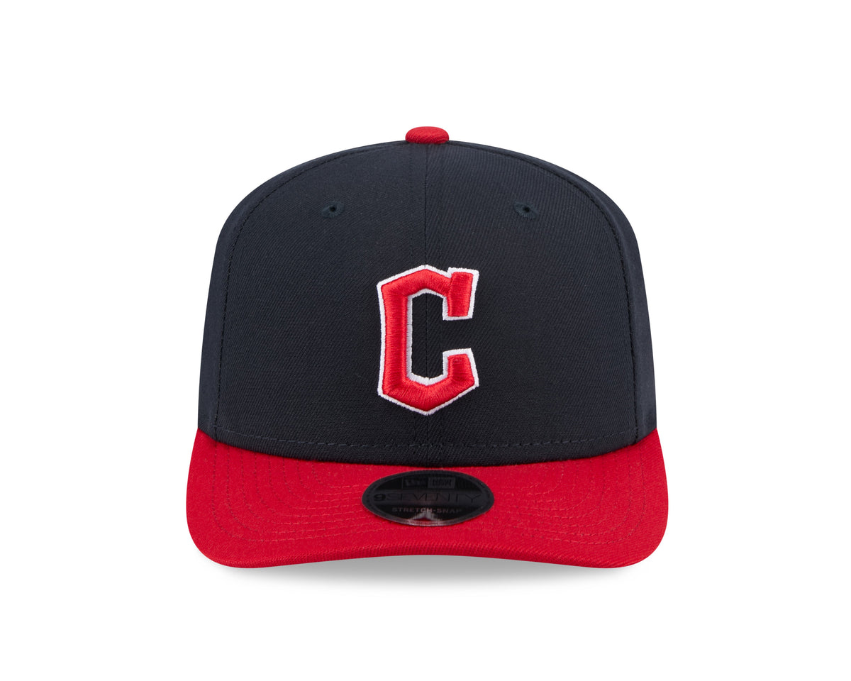 Cleveland Guardians New Era Home Navy/Red 9SEVENTY Adjustable Hat product image 2, provided for visual reference and product
