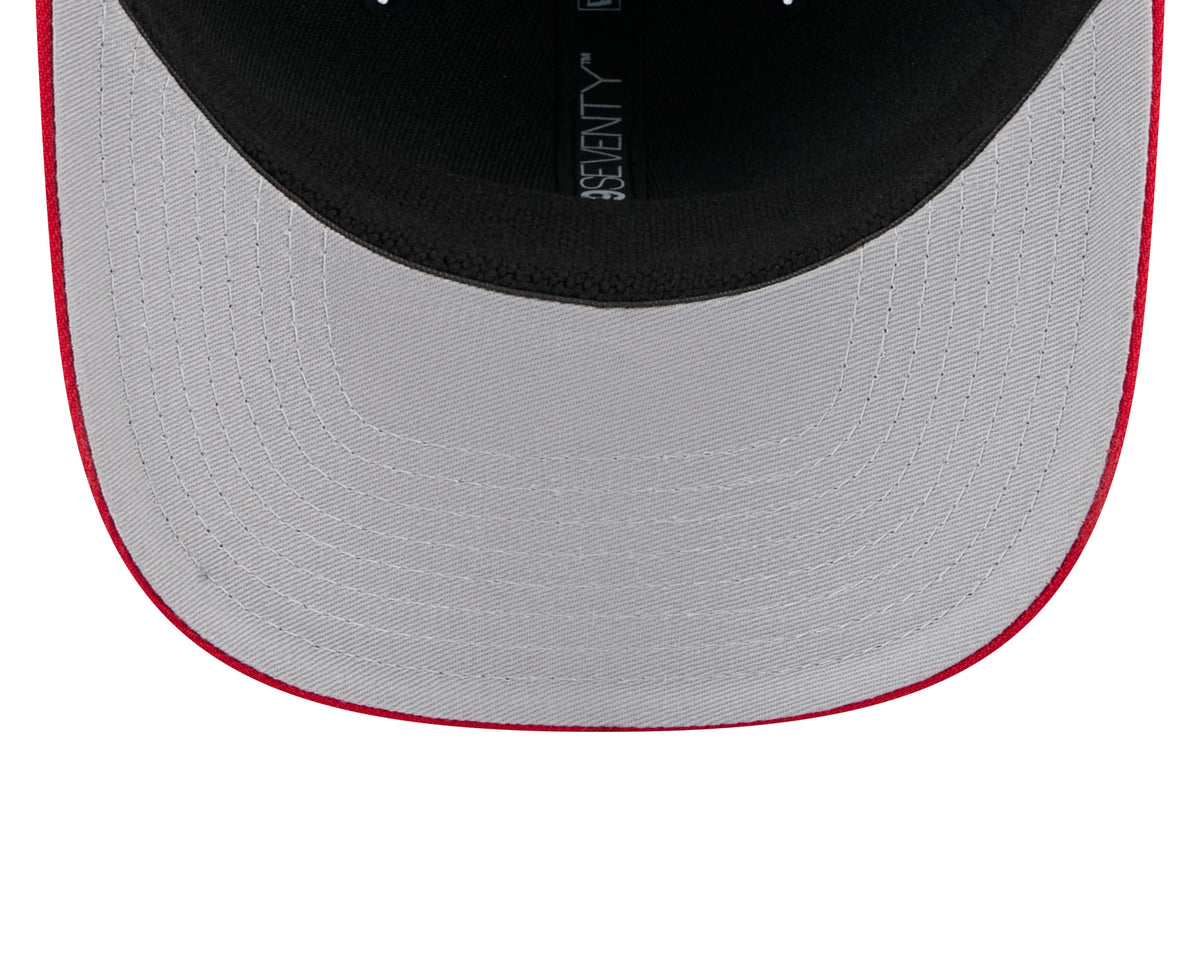 Cleveland Guardians New Era Home Navy/Red 9SEVENTY Adjustable Hat product image 7, provided for visual reference and product