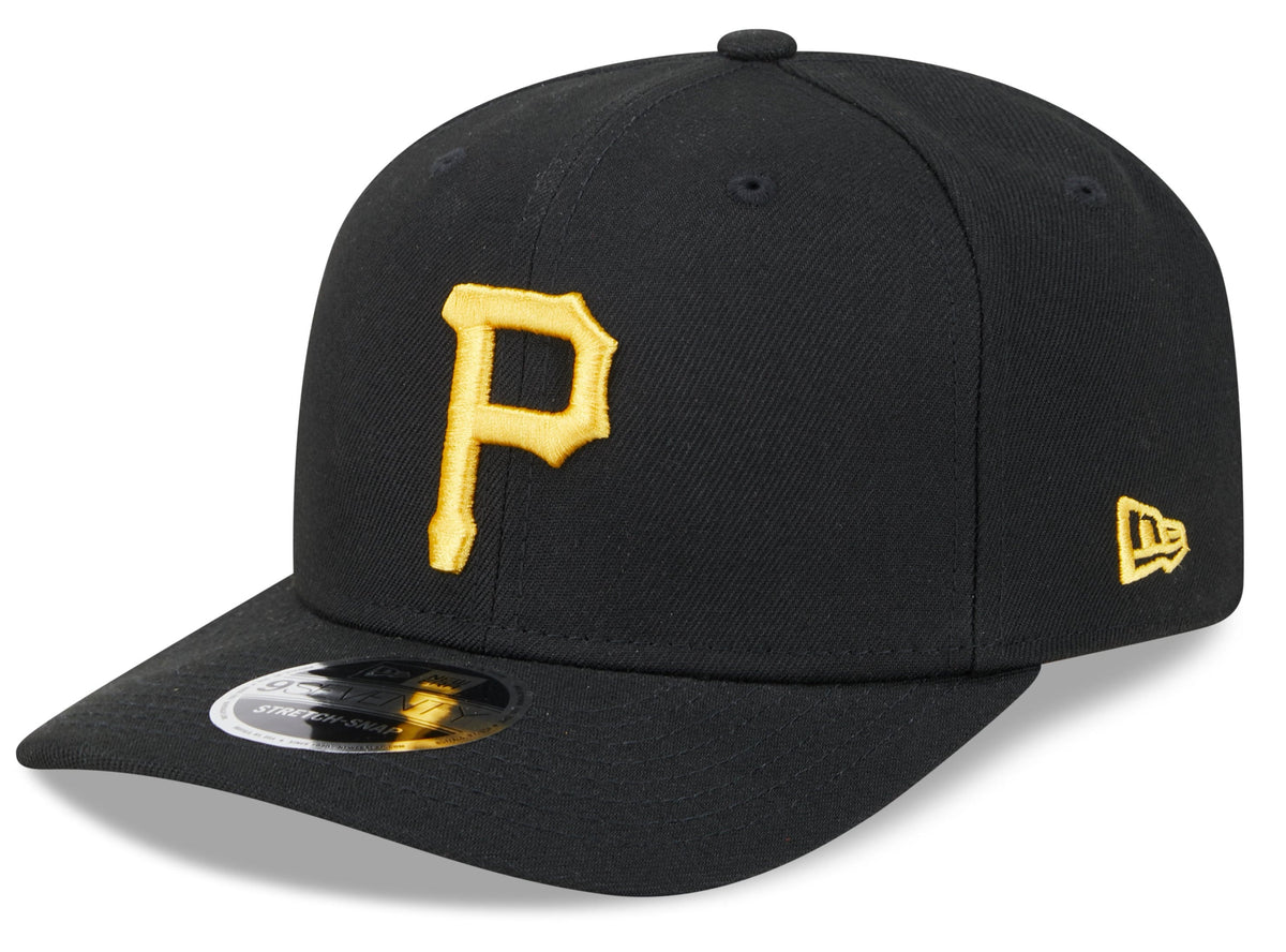 Pittsburgh Pirates New Era Home Black 9SEVENTY Adjustable Hat product image 1, provided for visual reference and product
