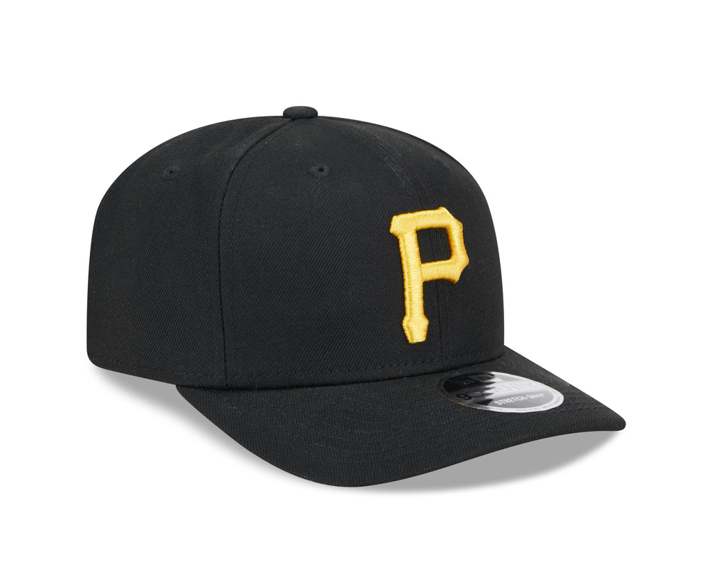 Pittsburgh Pirates New Era Home Black 9SEVENTY Adjustable Hat product image 3, provided for visual reference and product