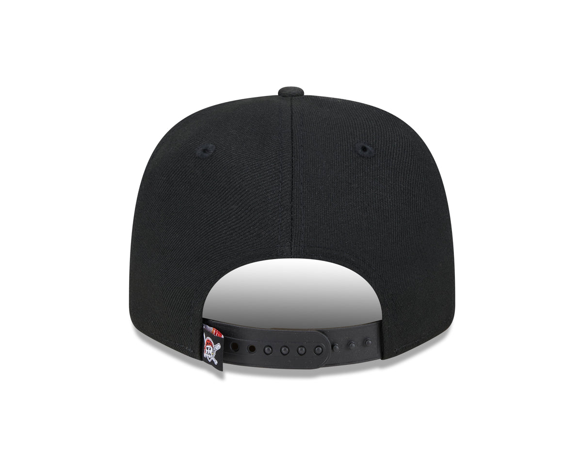 Pittsburgh Pirates New Era Home Black 9SEVENTY Adjustable Hat product image 6, provided for visual reference and product