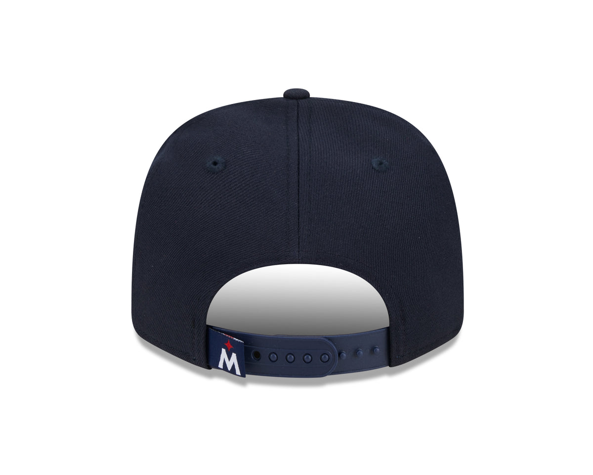 Minnesota Twins New Era Home Navy 9SEVENTY Adjustable Hat product image 6, provided for visual reference and product detail