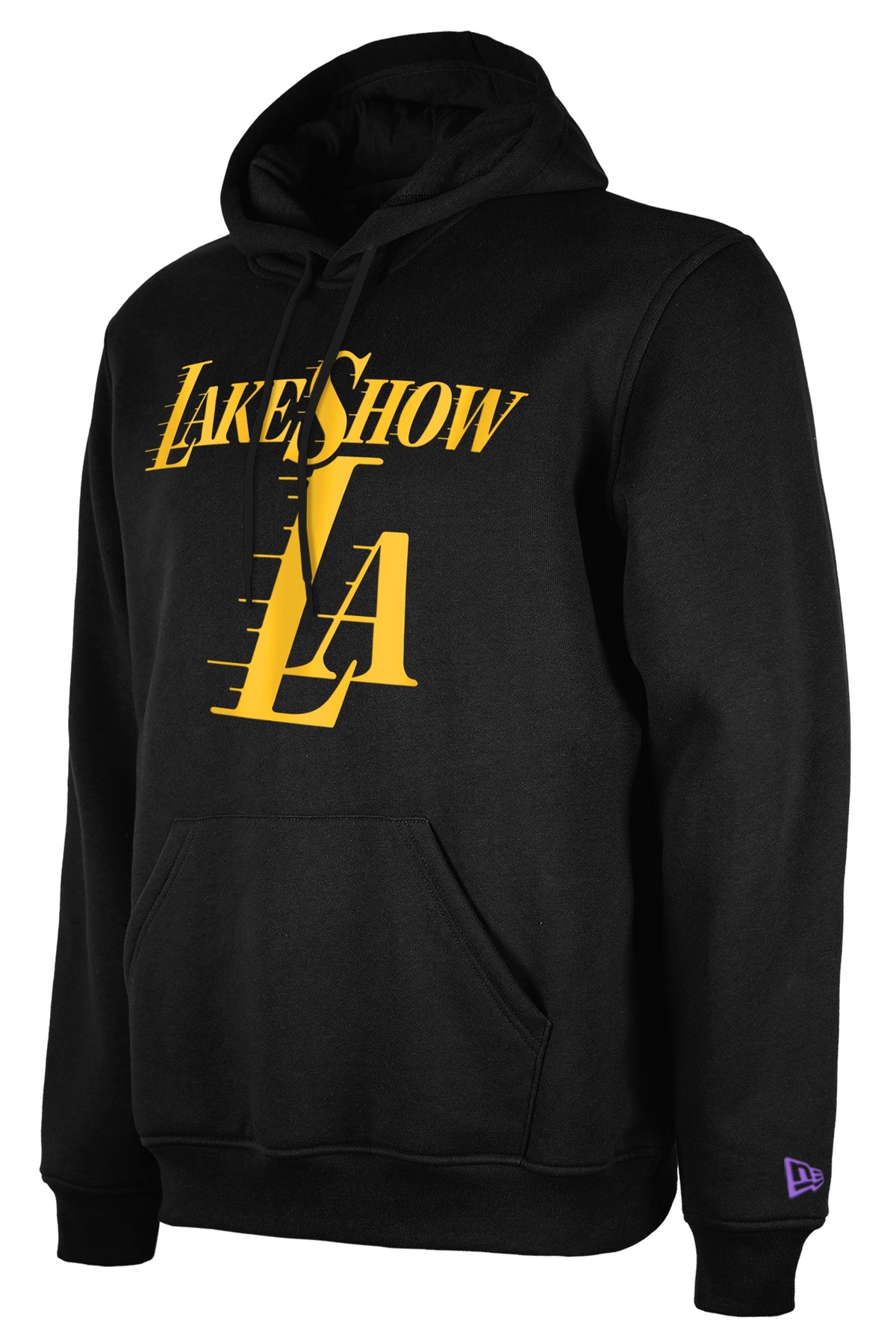 Los Angeles Lakers New Era Black City Edition Pullover Hoodie for Men product image 1, provided for visual reference and