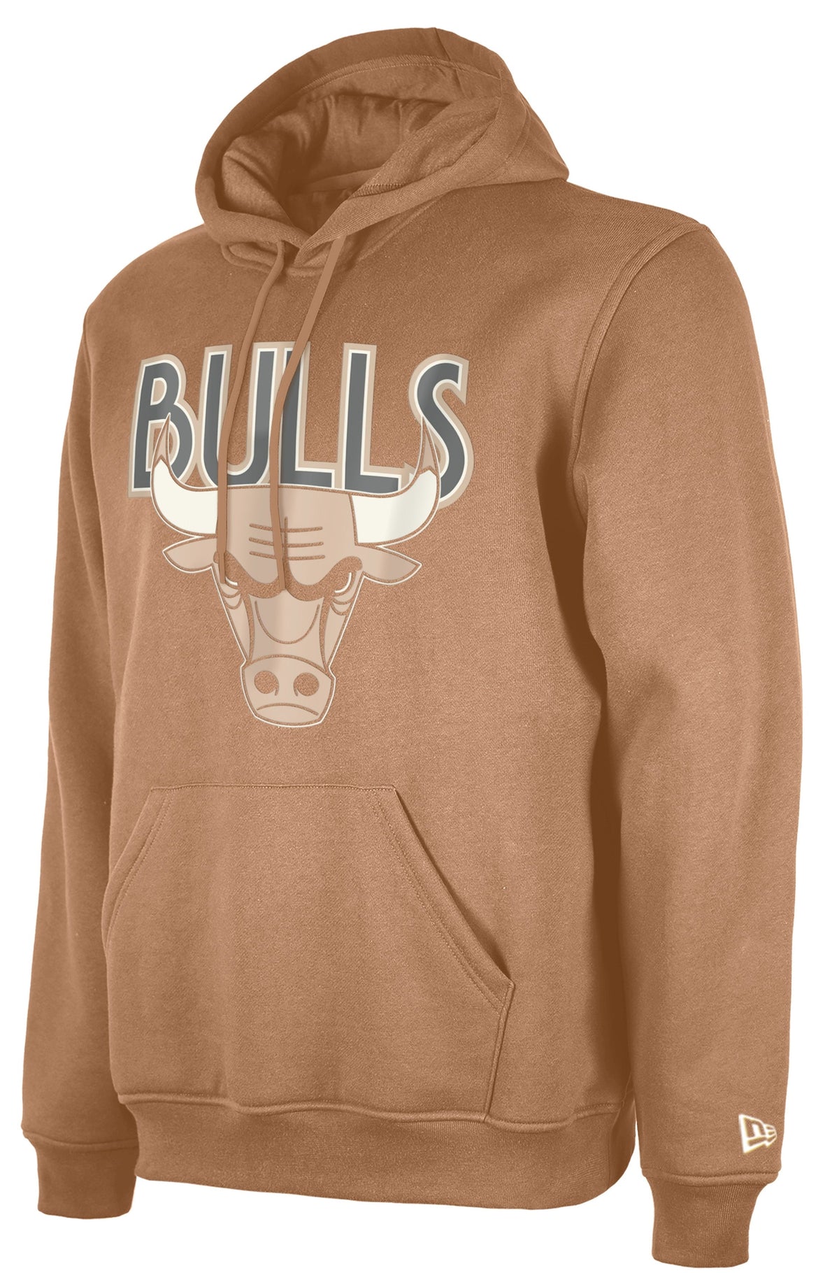 Chicago Bulls New Era Wheat City Edition Pullover Hoodie for Men product image 1, provided for visual reference and product