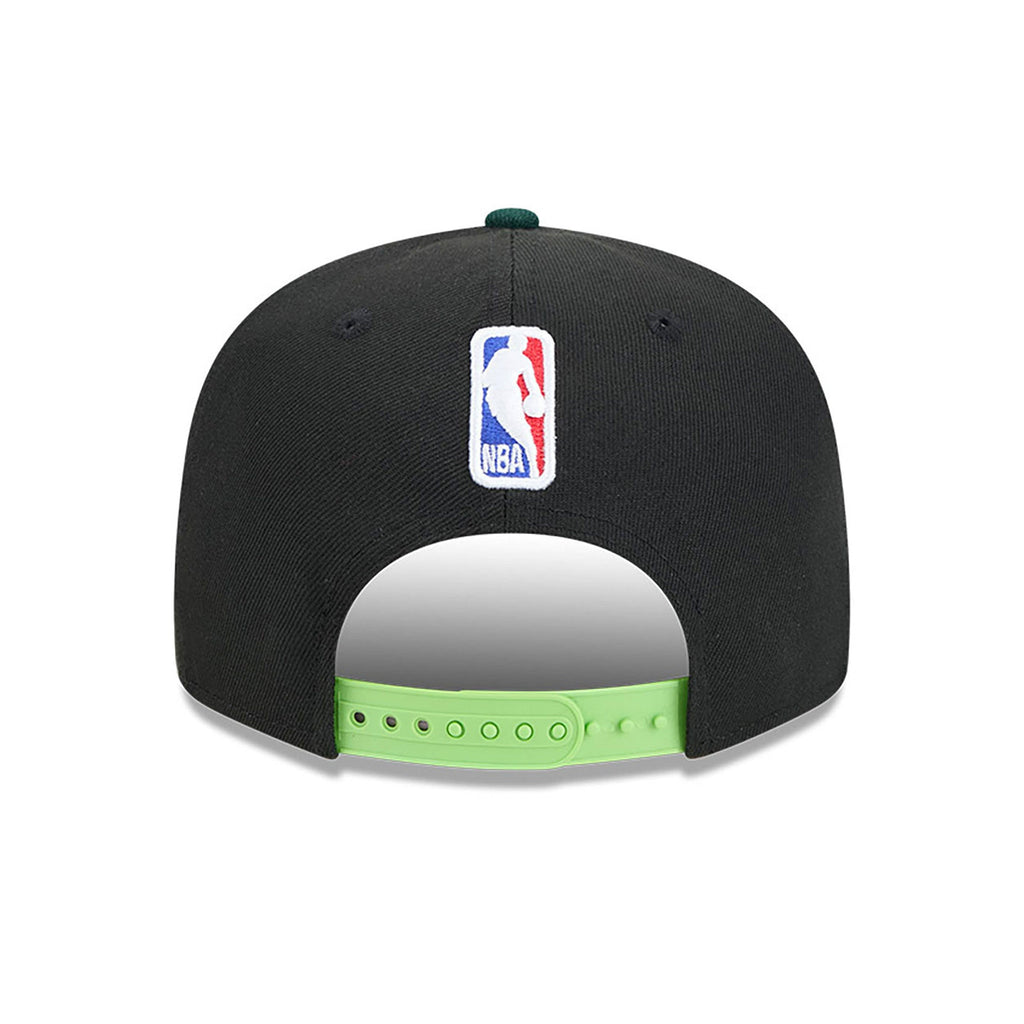 Boston Celtics New Era 2024 City Edition Black/Green 9FIFTY Adjustable Hat product image 6, provided for visual reference