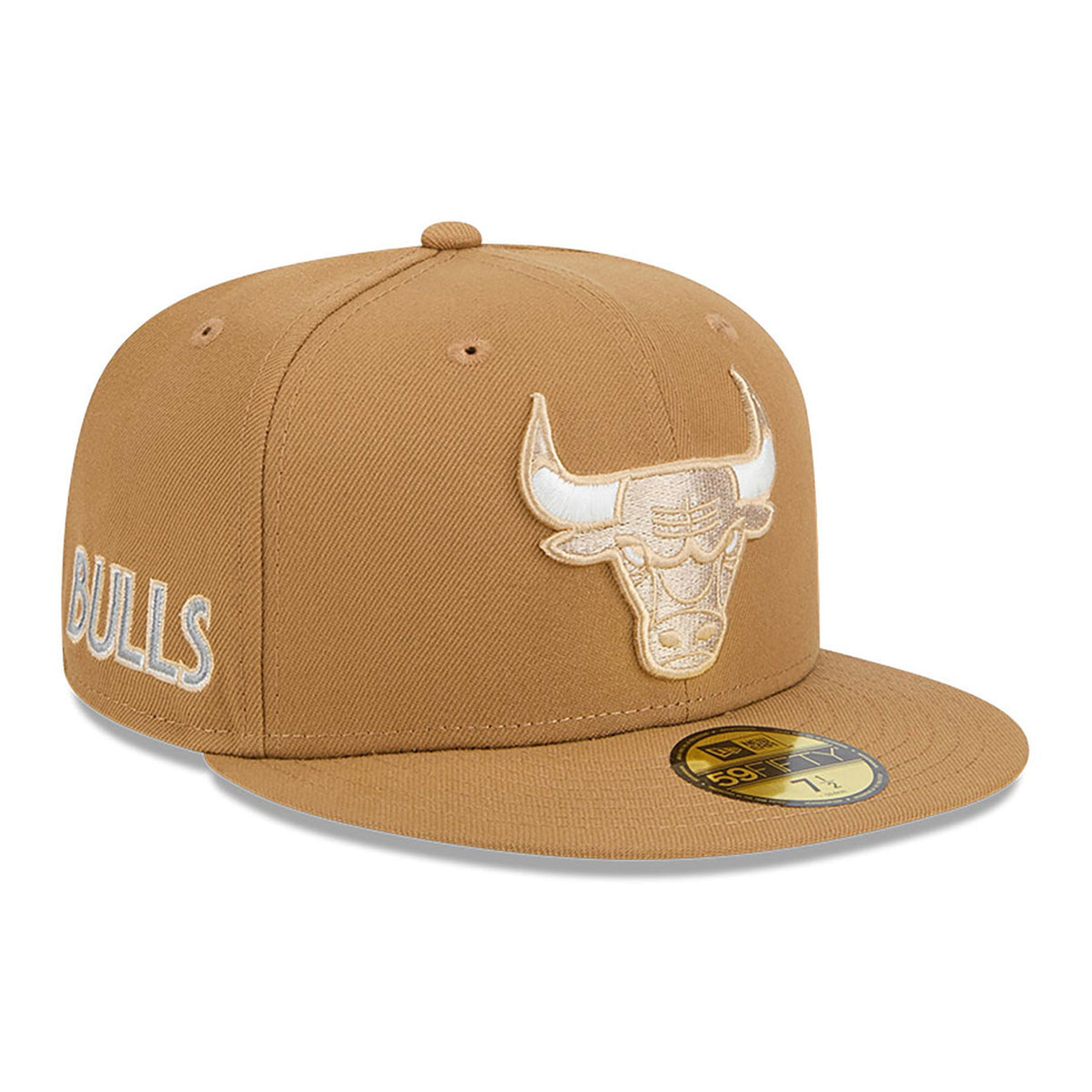 Chicago Bulls New Era 2024 City Edition Official Alternate Wheat 59FIFTY Fitted Hat product image 3, provided for visual