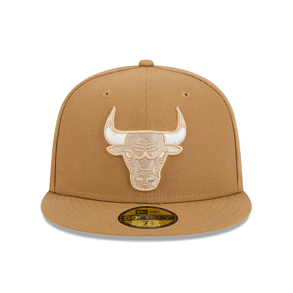 Chicago Bulls New Era 2024 City Edition Official Alternate Wheat 59FIFTY Fitted Hat product image 2, provided for visual