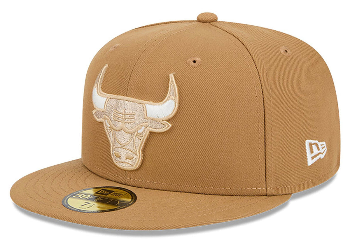 Chicago Bulls New Era 2024 City Edition Official Alternate Wheat 59FIFTY Fitted Hat product image 1, provided for visual