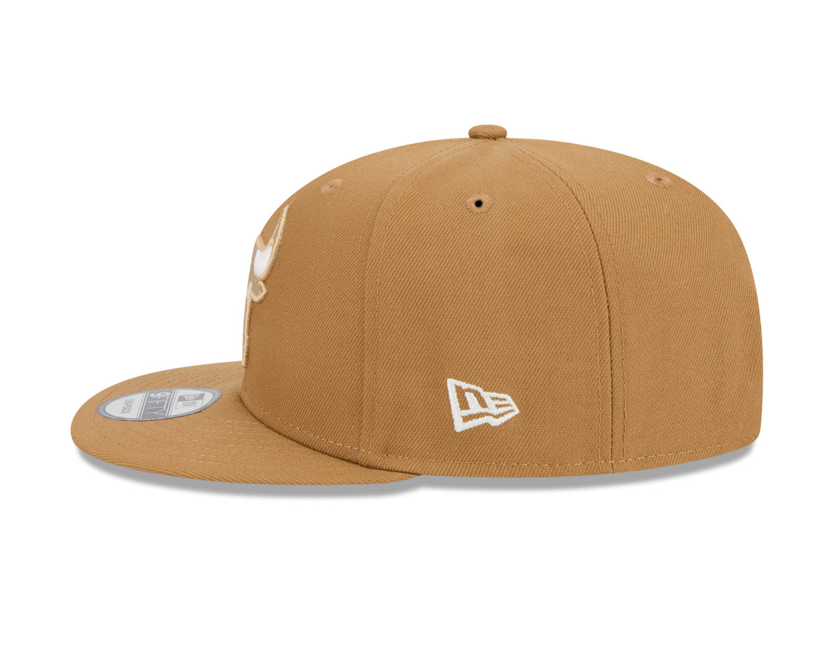 Chicago Bulls New Era 2024 City Edition Walnut 9FIFTY Adjustable Hat product image 5, provided for visual reference and