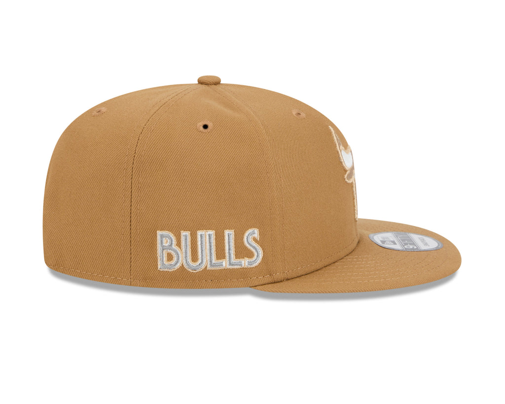 Chicago Bulls New Era 2024 City Edition Walnut 9FIFTY Adjustable Hat product image 4, provided for visual reference and