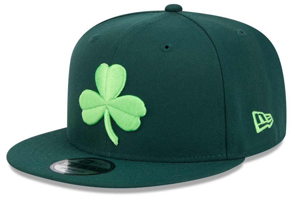 Boston Celtics New Era 2024 City Edition Green 9FIFTY Adjustable Hat product image 1, provided for visual reference and