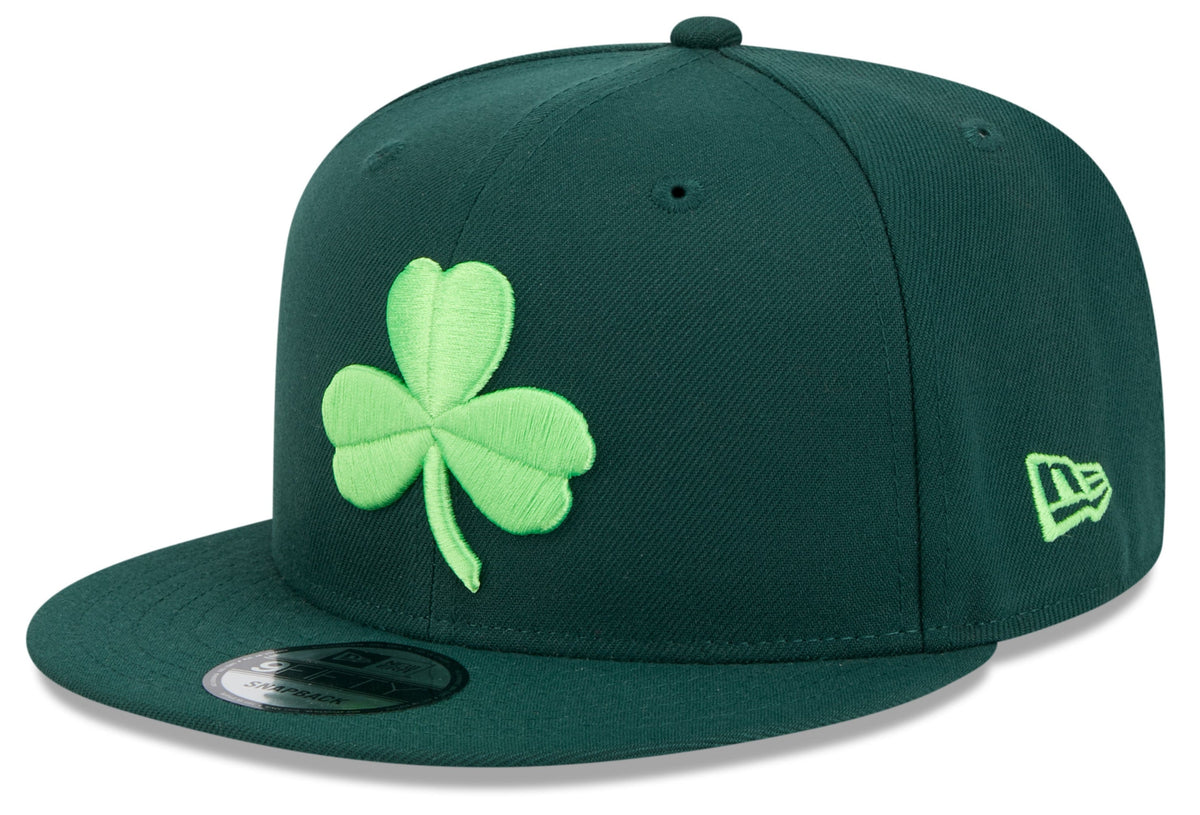 Boston Celtics New Era 2024 City Edition Green 9FIFTY Adjustable Hat product image 1, provided for visual reference and