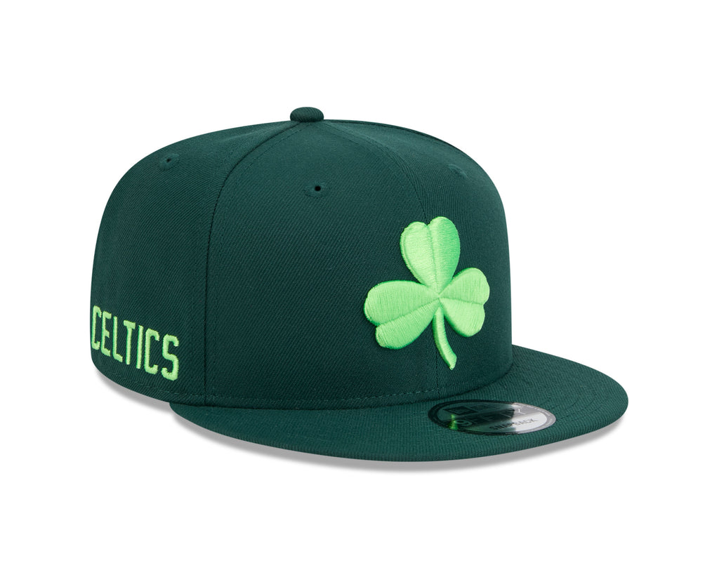 Boston Celtics New Era 2024 City Edition Green 9FIFTY Adjustable Hat product image 3, provided for visual reference and