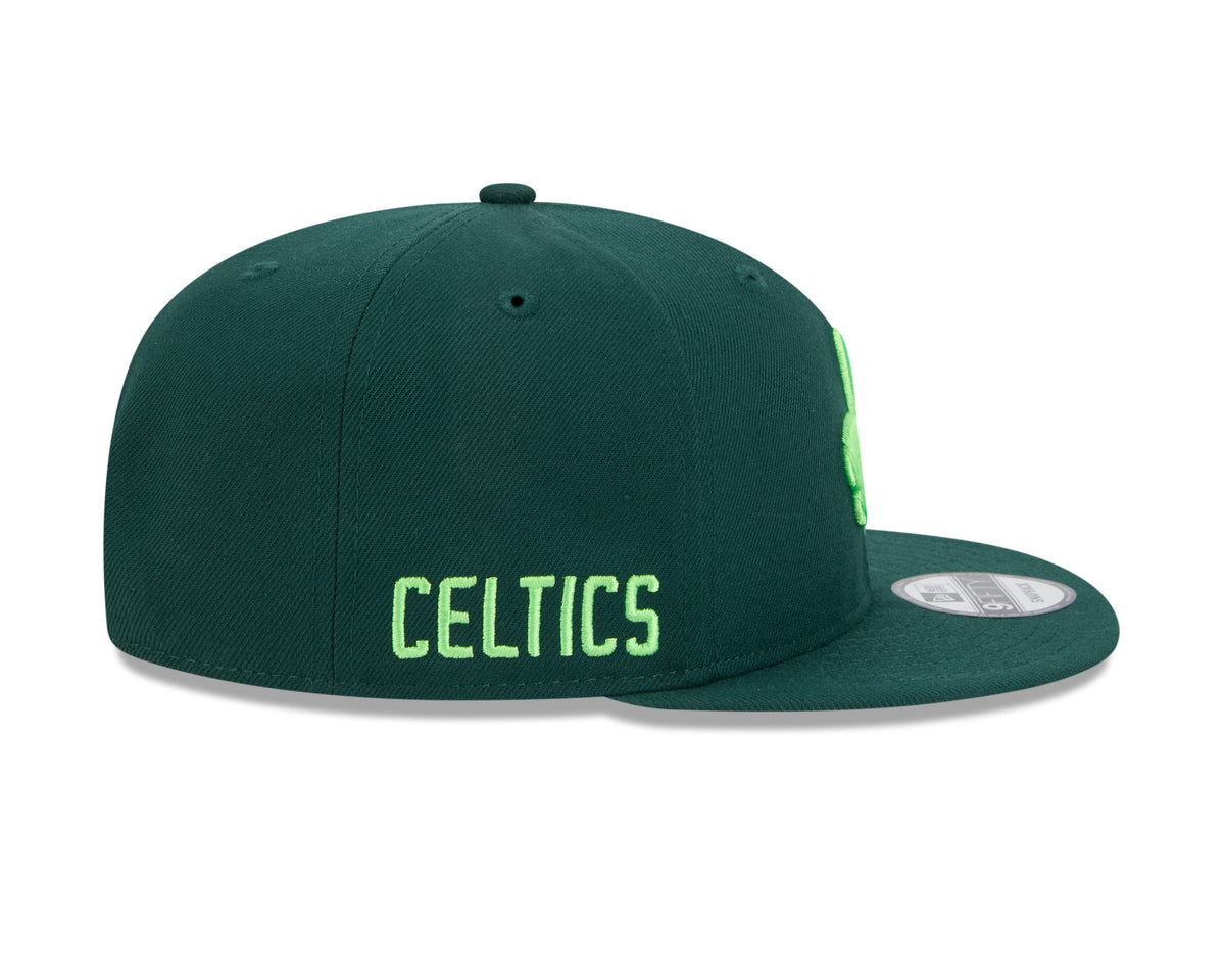 Boston Celtics New Era 2024 City Edition Green 9FIFTY Adjustable Hat product image 4, provided for visual reference and