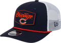 Chicago Bears New Era Navy/White Trucker Patch Secondary 9SEVENTY Trucker Hat product image 1, provided for visual reference