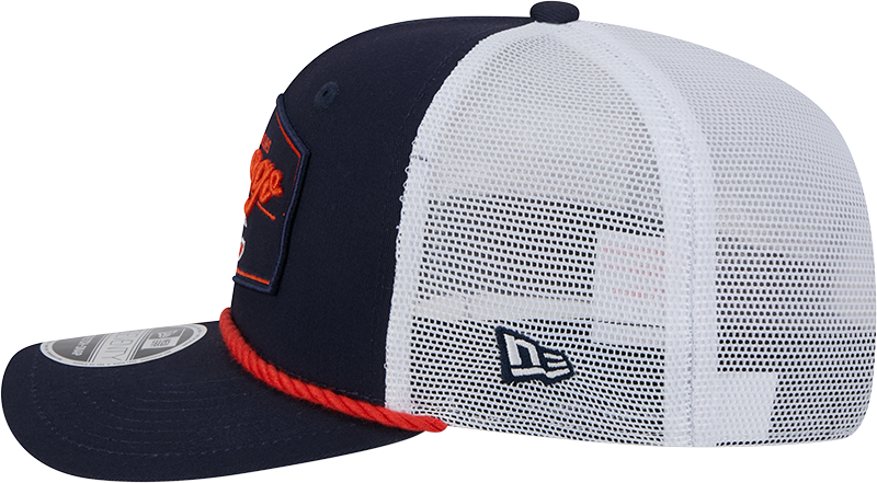Chicago Bears New Era Navy/White Trucker Patch Secondary 9SEVENTY Trucker Hat product image 6, provided for visual reference