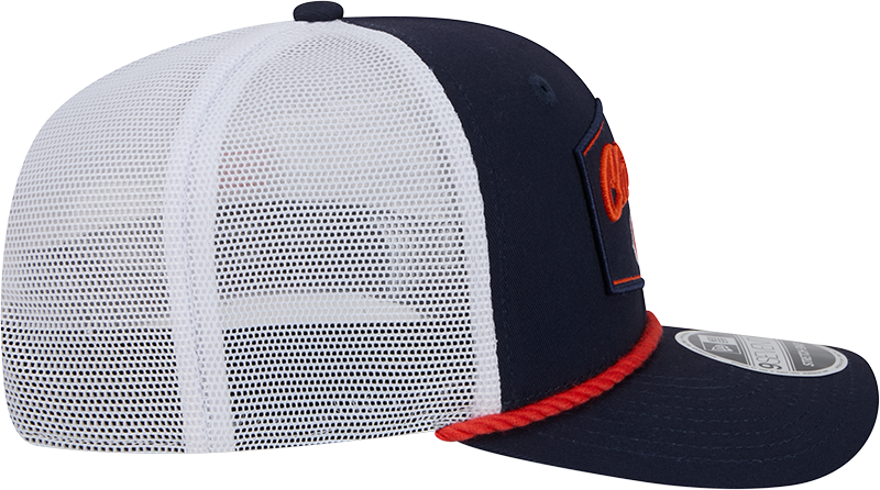 Chicago Bears New Era Navy/White Trucker Patch Secondary 9SEVENTY Trucker Hat product image 5, provided for visual reference