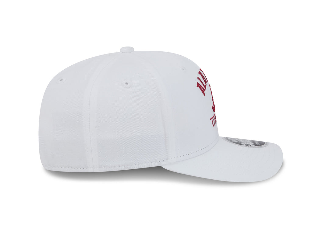 Alabama Crimson Tide New Era Team White 9SEVENTY Adjustable Hat product image 5, provided for visual reference and product