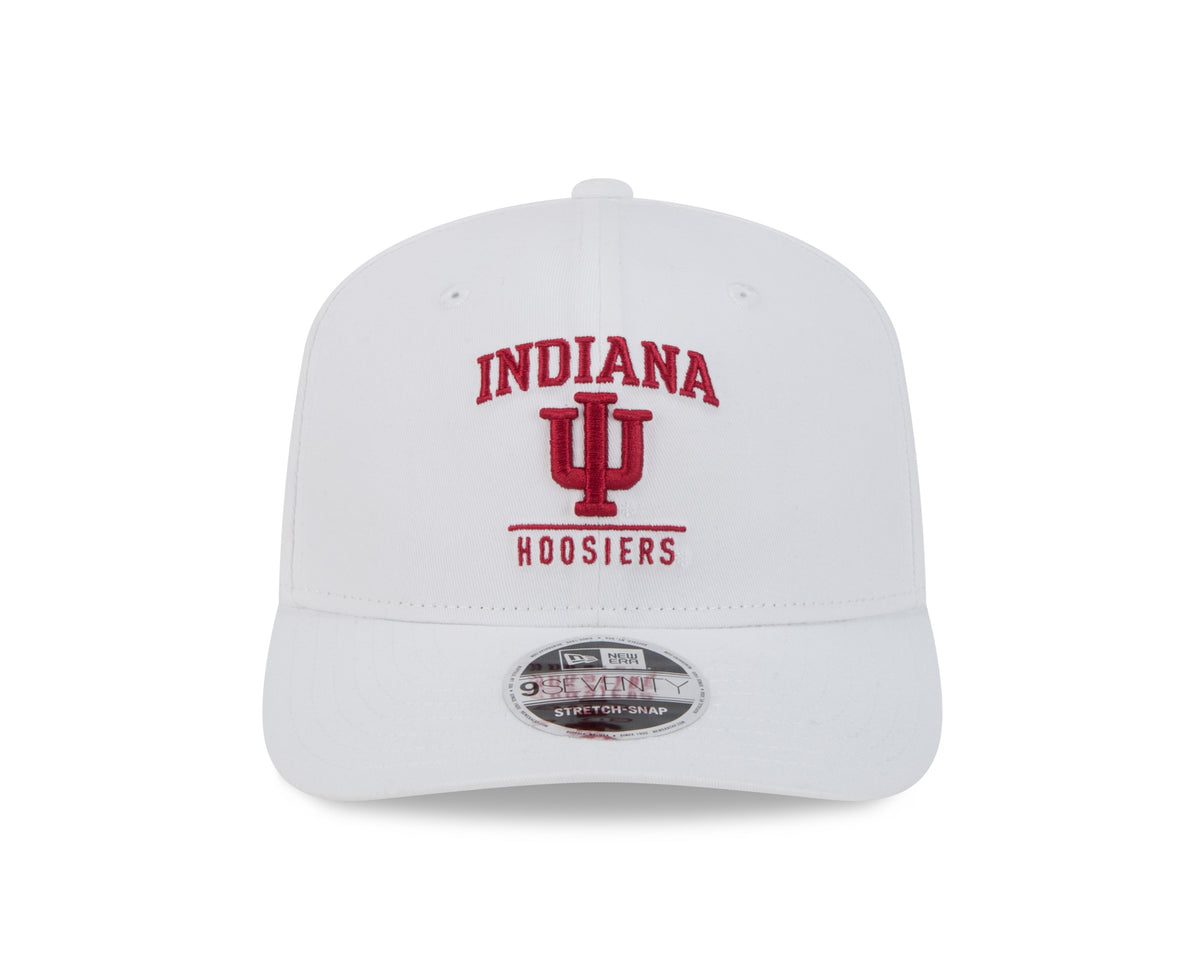Indiana Hoosiers New Era CFP 2025 National Champions 9SEVENTY Stretch-Snap Hat product image 2, provided for visual