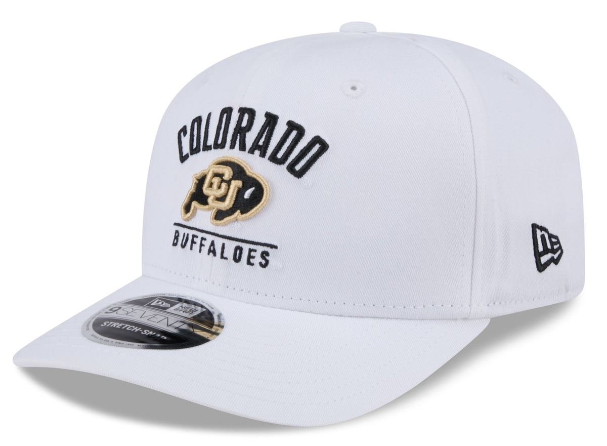 Colorado Buffaloes New Era Team White 9SEVENTY Adjustable Hat product image 1, provided for visual reference and product