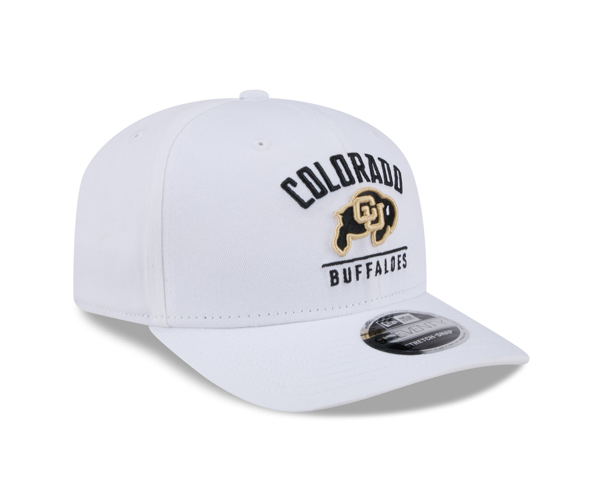 Colorado Buffaloes New Era Team White 9SEVENTY Adjustable Hat product image 3, provided for visual reference and product