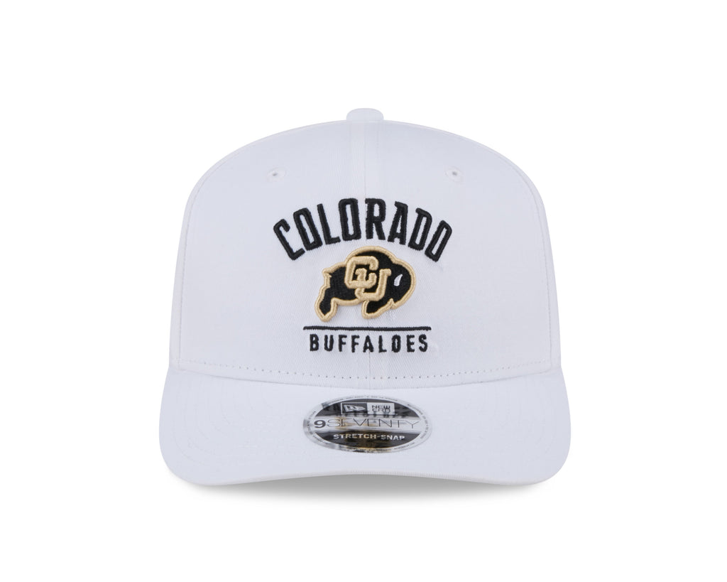 Colorado Buffaloes New Era Team White 9SEVENTY Adjustable Hat product image 2, provided for visual reference and product