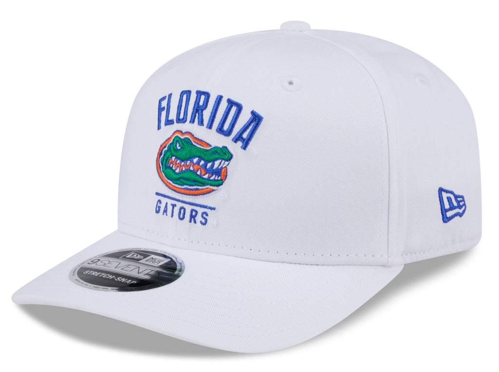 Florida Gators New Era Team White 9SEVENTY Adjustable Hat product image 1, provided for visual reference and product detail