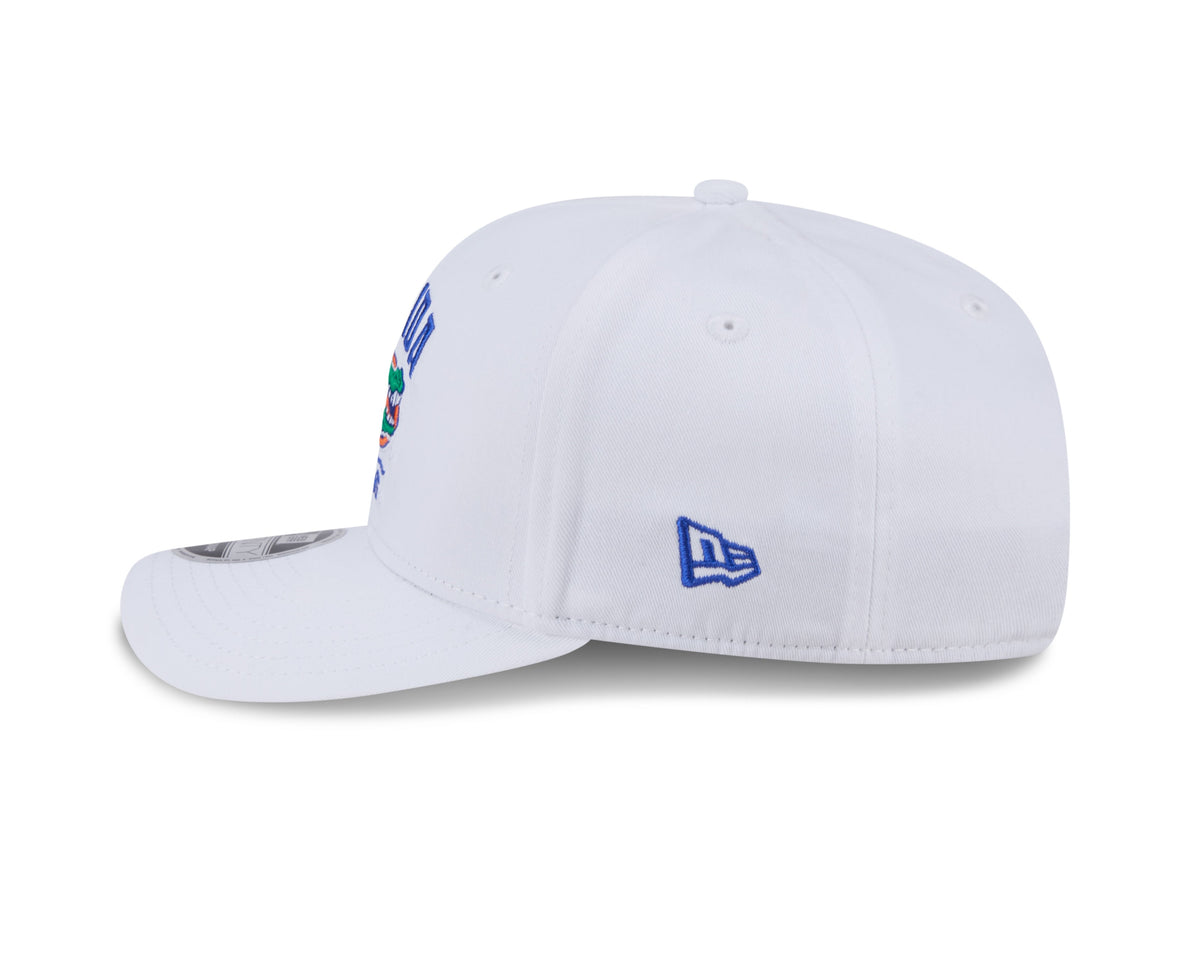 Florida Gators New Era Team White 9SEVENTY Adjustable Hat product image 4, provided for visual reference and product detail