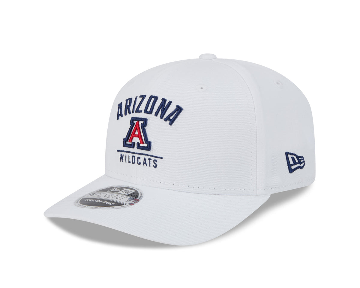 Arizona Wildcats New Era Team White 9SEVENTY Adjustable Hat product image 1, provided for visual reference and product