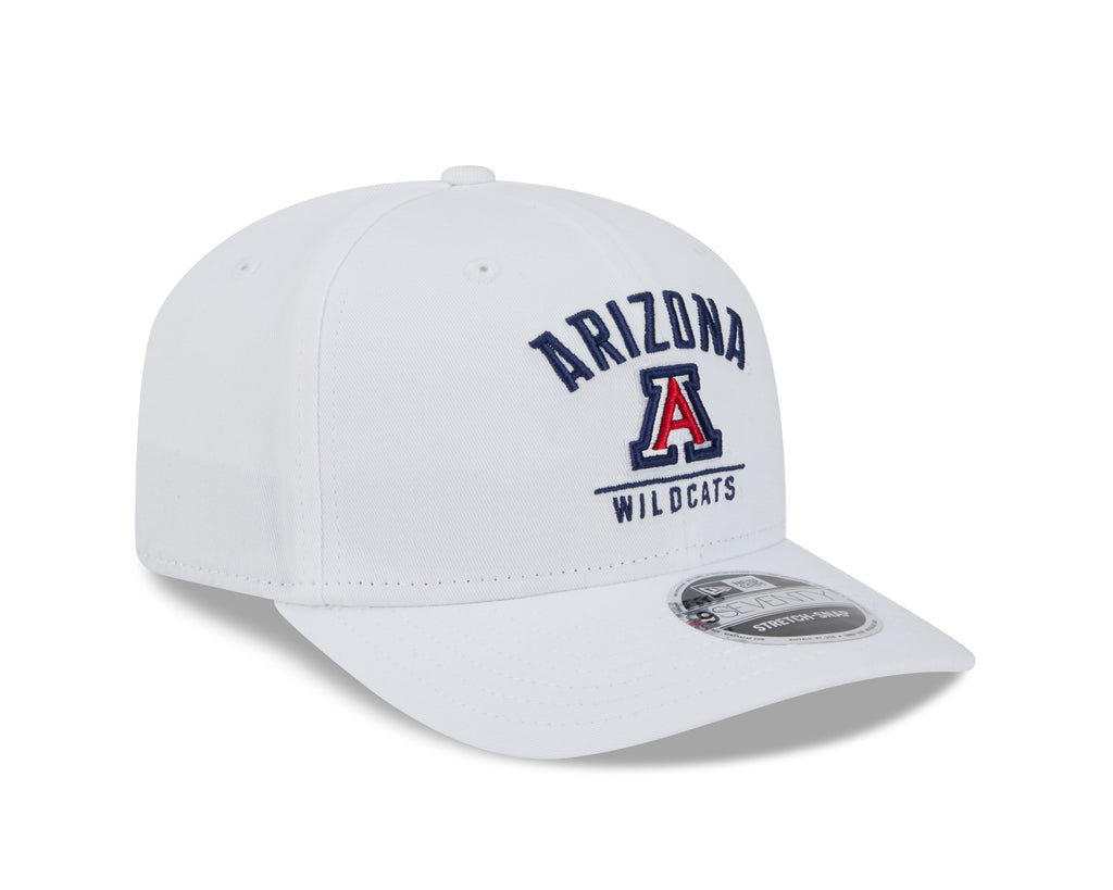 Arizona Wildcats New Era Team White 9SEVENTY Adjustable Hat product image 3, provided for visual reference and product