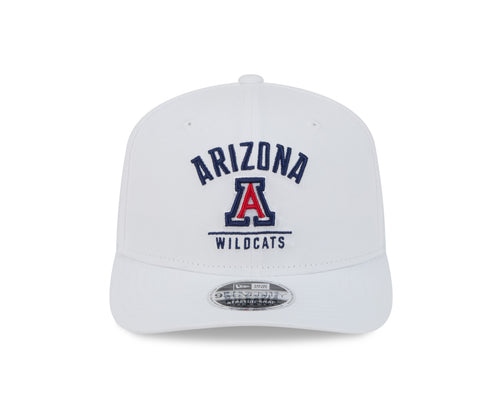 Arizona Wildcats New Era Team White 9SEVENTY Adjustable Hat product image 2, provided for visual reference and product