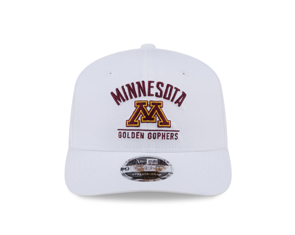 Minnesota Golden Gophers New Era Team White 9SEVENTY Adjustable Hat product image 2, provided for visual reference and