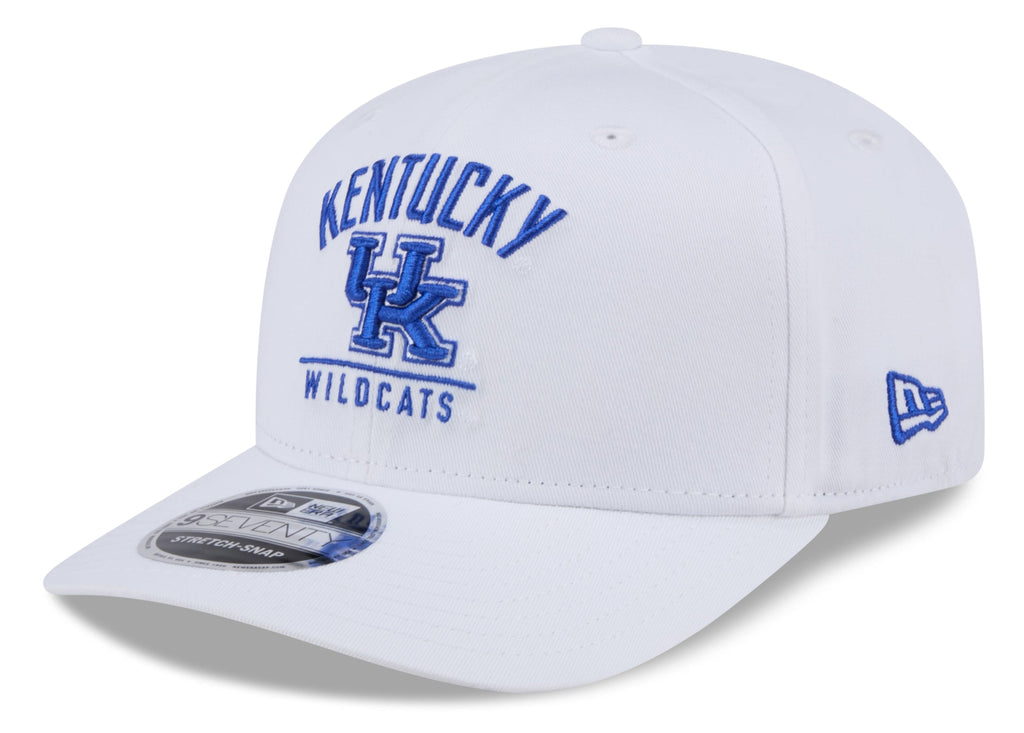 Kentucky Wildcats New Era Team White 9SEVENTY Adjustable Hat product image 1, provided for visual reference and product