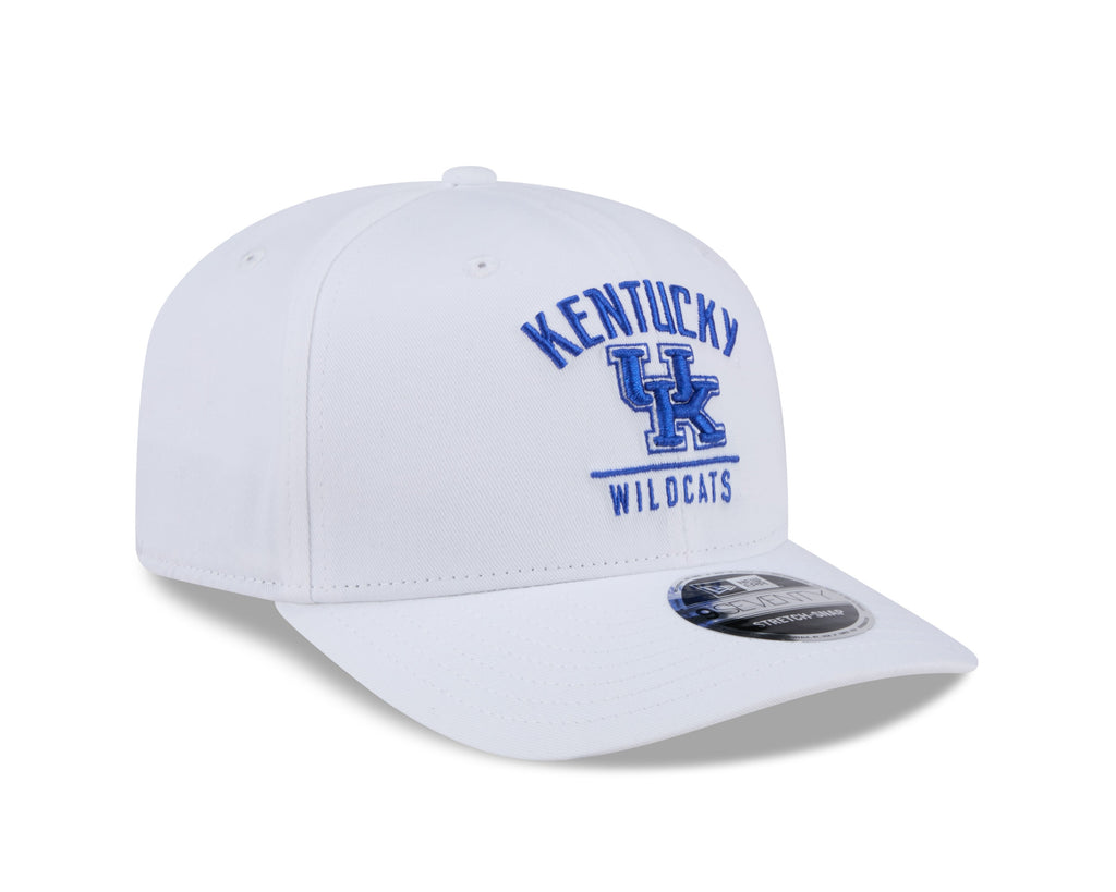 Kentucky Wildcats New Era Team White 9SEVENTY Adjustable Hat product image 3, provided for visual reference and product