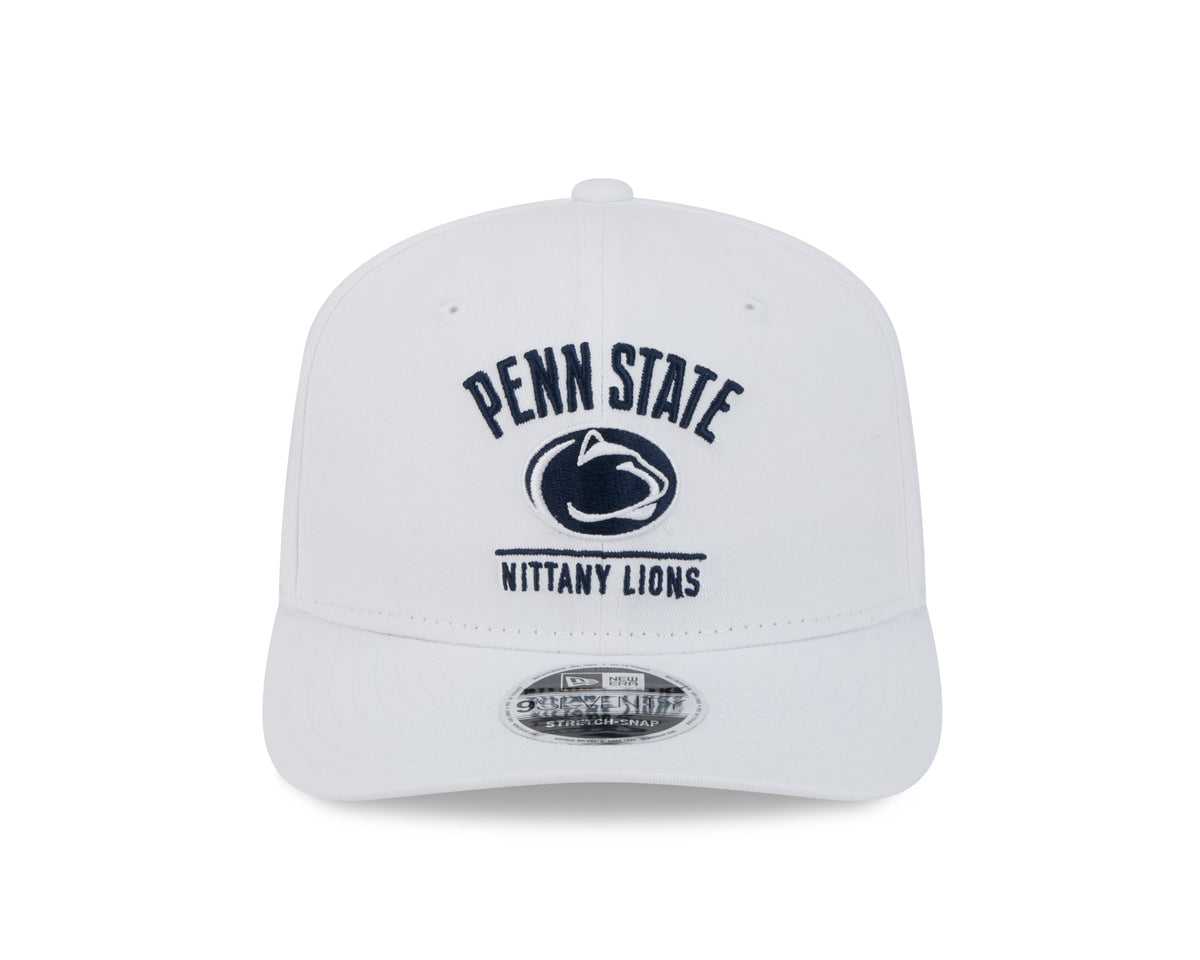 Penn State Nittany Lions New Era Team White 9SEVENTY Adjustable Hat product image 2, provided for visual reference and
