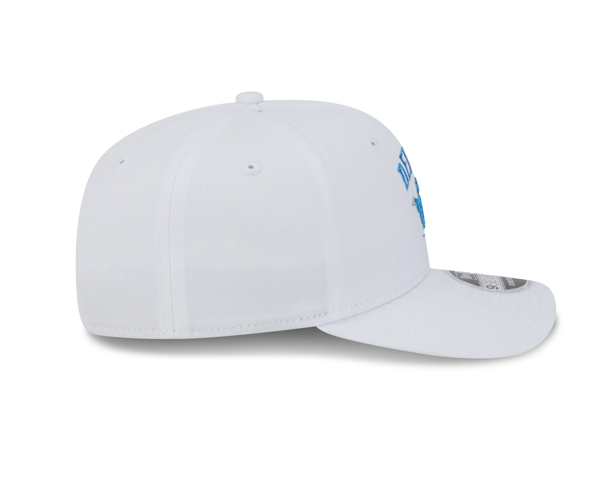Detroit Lions New Era White Cotton Team 9SEVENTY Adjustable Hat for Men product image 6, provided for visual reference and