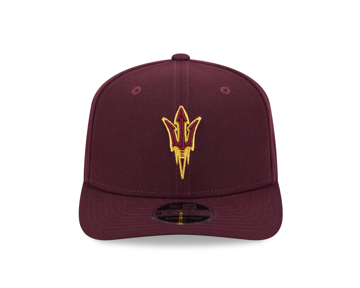 Arizona State Sun Devils New Era Maroon 9SEVENTY Adjustable Hat product image 2, provided for visual reference and product