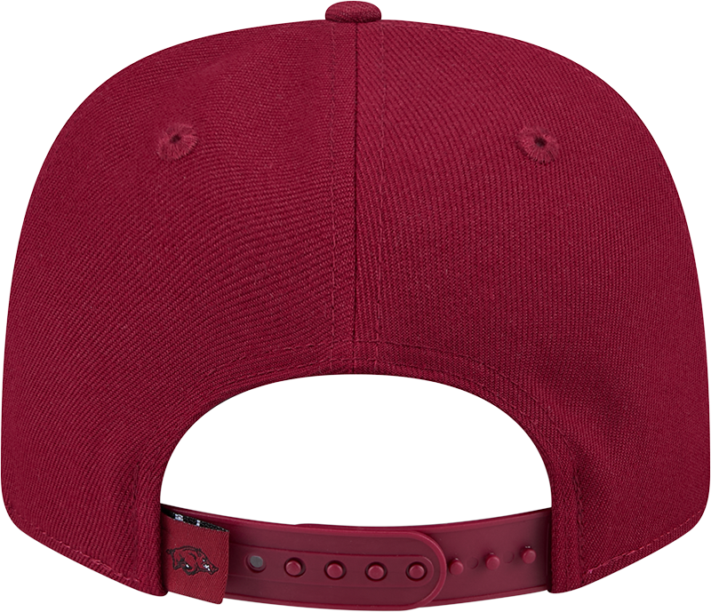Arkansas Razorbacks New Era Team Crimson 9SEVENTY Adjustable Hat product image 6, provided for visual reference and product