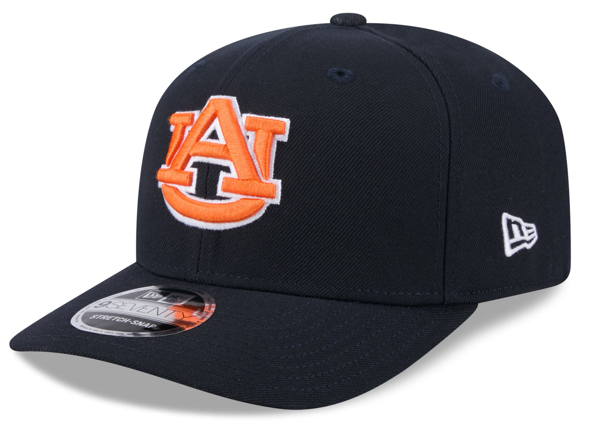 Auburn Tigers New Era Navy 9SEVENTY Adjustable Hat product image 1, provided for visual reference and product detail review