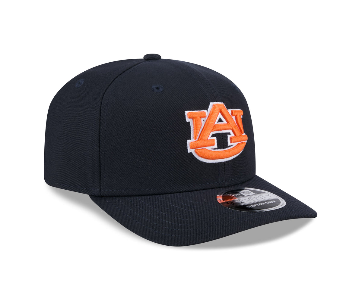 Auburn Tigers New Era Navy 9SEVENTY Adjustable Hat product image 3, provided for visual reference and product detail review