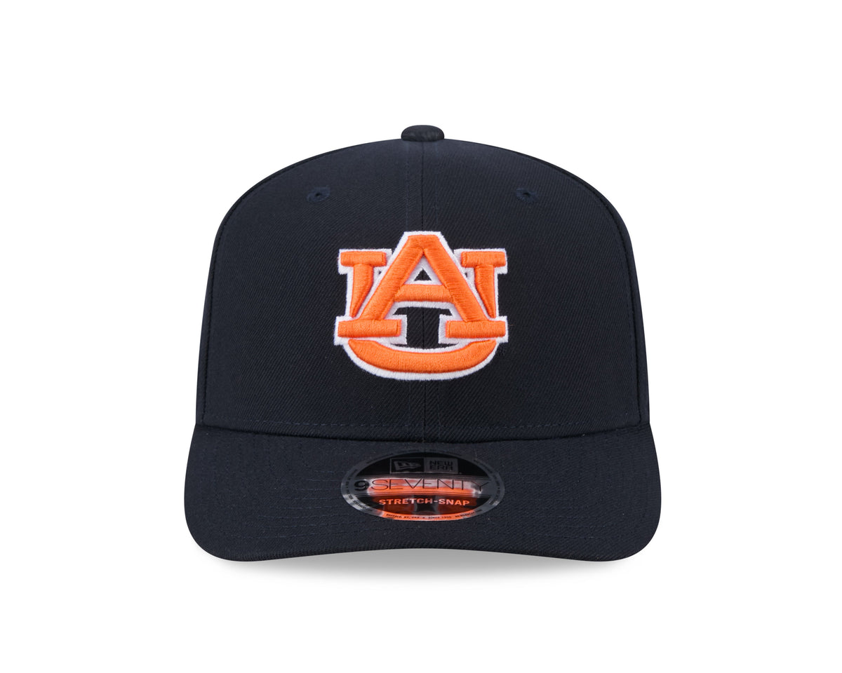 Auburn Tigers New Era Navy 9SEVENTY Adjustable Hat product image 2, provided for visual reference and product detail review