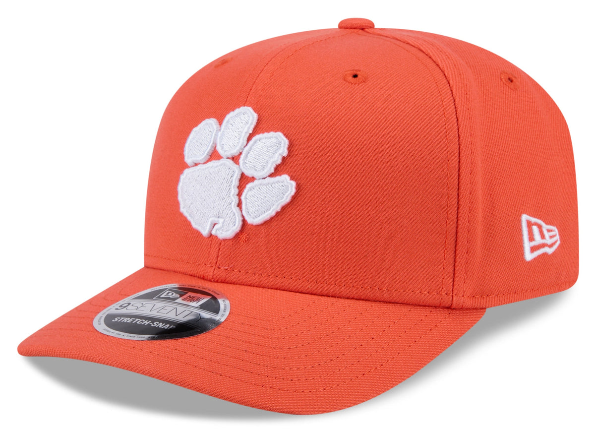 Clemson Tigers New Era Orange 9SEVENTY Adjustable Hat product image 1, provided for visual reference and product detail