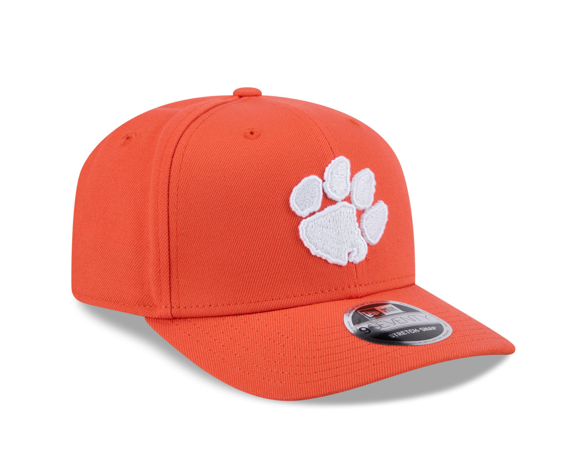 Clemson Tigers New Era Orange 9SEVENTY Adjustable Hat product image 3, provided for visual reference and product detail