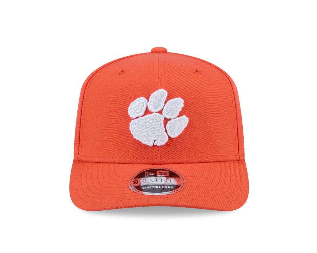 Clemson Tigers New Era Orange 9SEVENTY Adjustable Hat product image 2, provided for visual reference and product detail