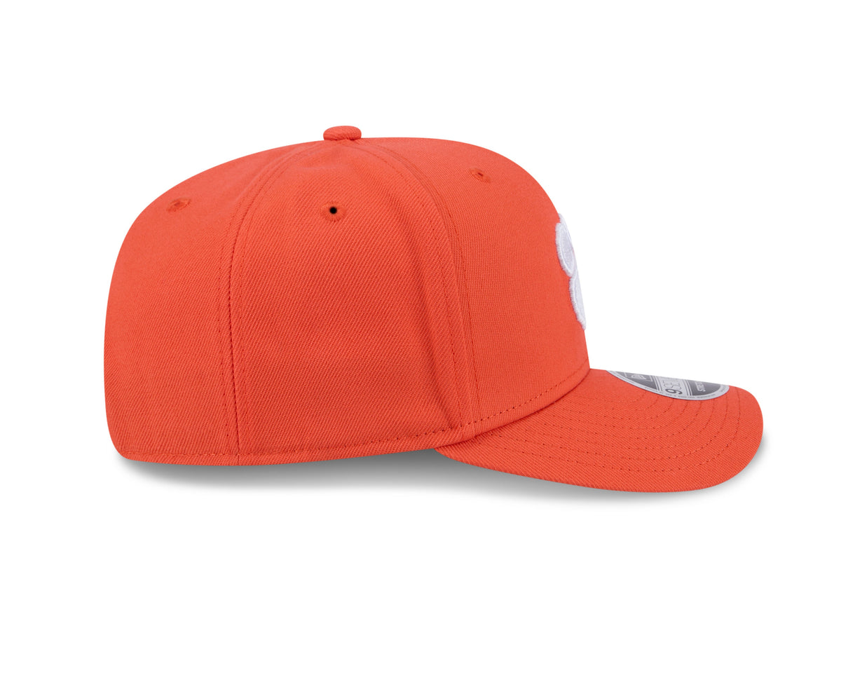 Clemson Tigers New Era Orange 9SEVENTY Adjustable Hat product image 5, provided for visual reference and product detail