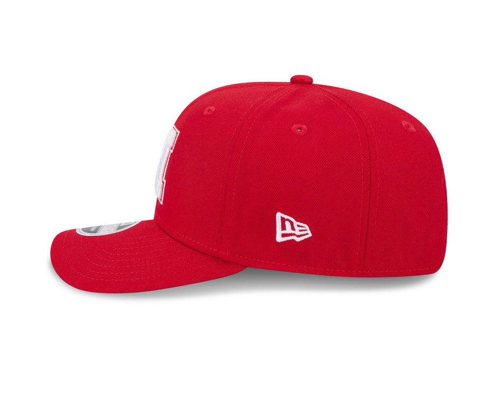 Nebraska Corn Huskers New Era Red 9SEVENTY Adjustable Hat product image 4, provided for visual reference and product detail