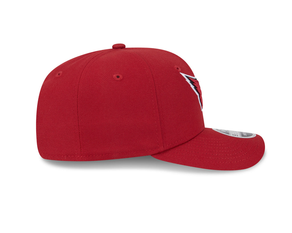 Arizona Cardinals New Era Red 9SEVENTY Adjustable Hat product image 5, provided for visual reference and product detail