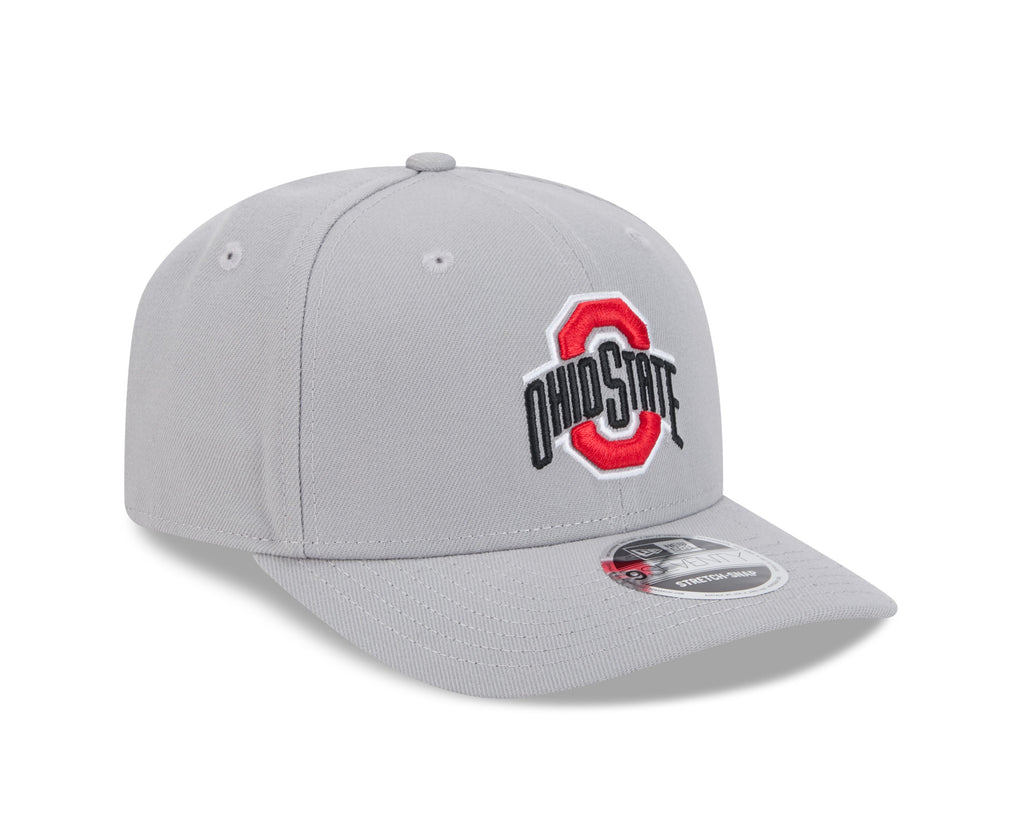 Ohio State Buckeyes New Era Gray 9SEVENTY Adjustable Hat product image 3, provided for visual reference and product detail
