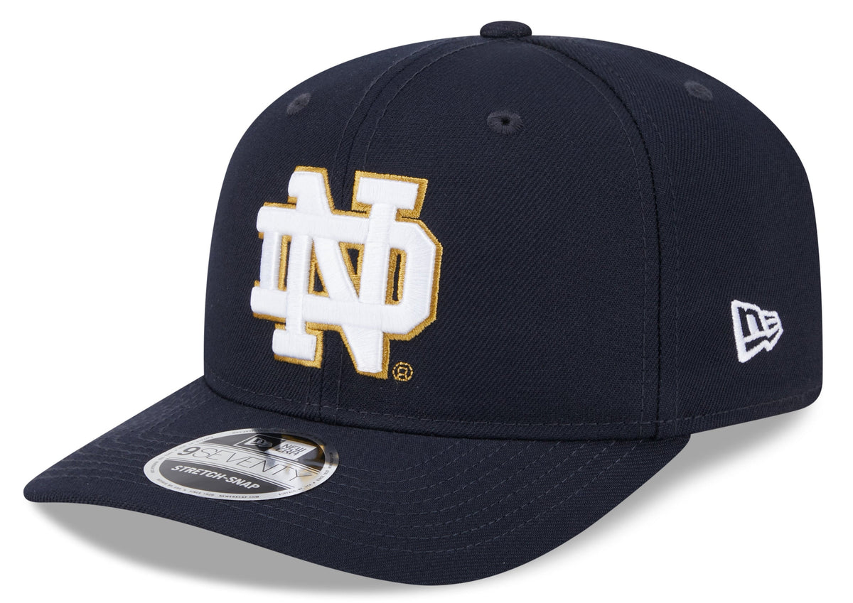 Notre Dame Fighting Irish New Era Navy 9SEVENTY Adjustable Hat product image 1, provided for visual reference and product