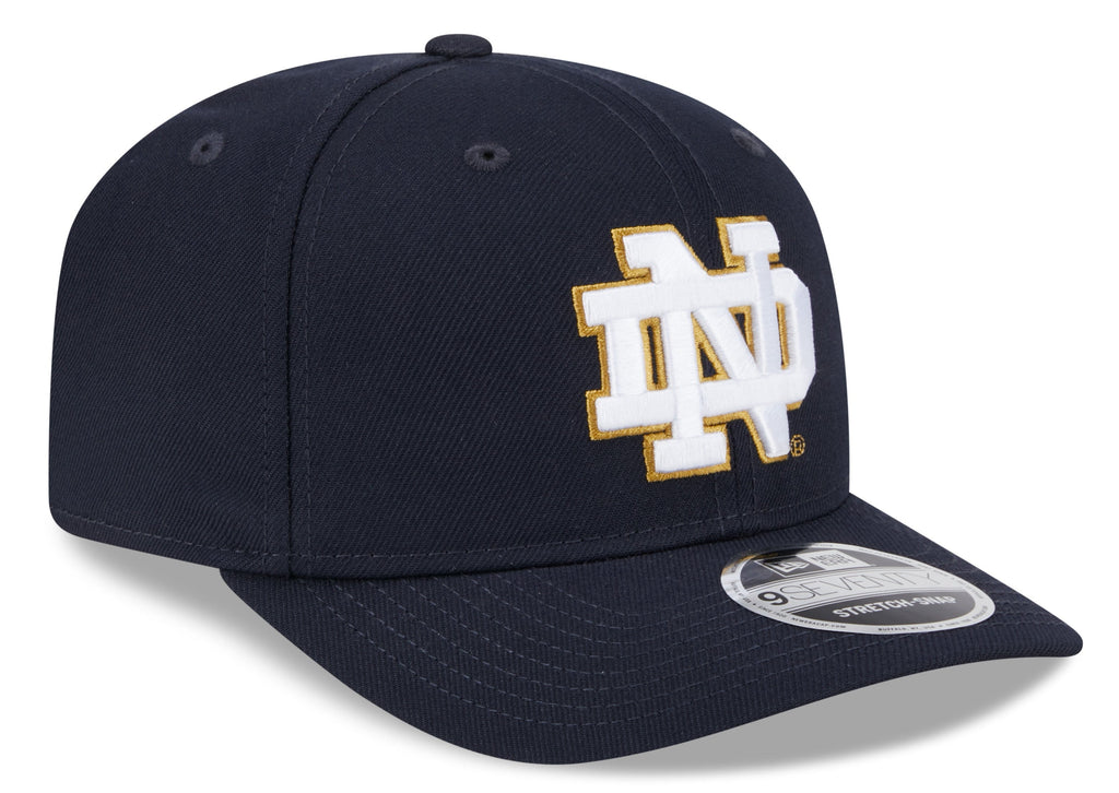 Notre Dame Fighting Irish New Era Navy 9SEVENTY Adjustable Hat product image 3, provided for visual reference and product